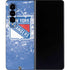 NHL New York Rangers Frozen Galaxy Z Fold4 5G Skin